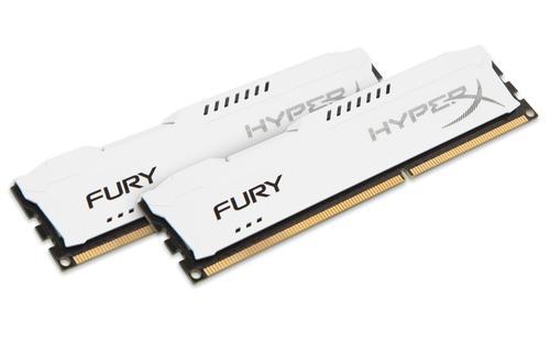 Memória RAM 8GB 1600MHz DDR3 - HyperX FURY White