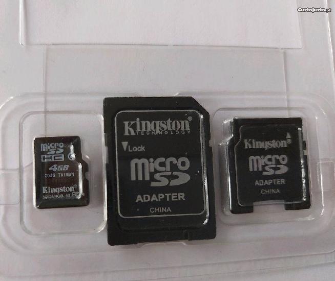 Micro sd hc 4gb e 8gb kingston