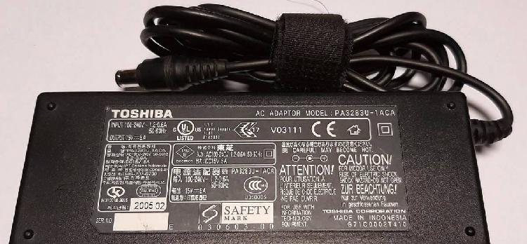 Carregador original toshiba model pa3283u-1aca 15v