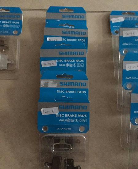 Travões pastilhas disc brake pad shimano varios