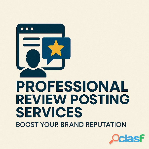 Professional Review Posting Services – Boost Your Brand Reputation Professional Review Posting Services – Boost Your Brand Reputation