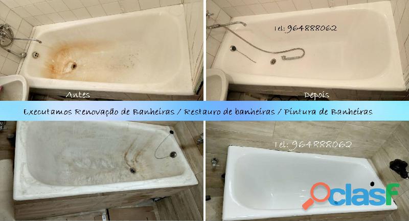 Renovação Banheiras Pintura de Banheiras 3
